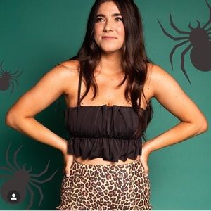 Kortni Jeane “Oversized Ruffle” Bikini Top